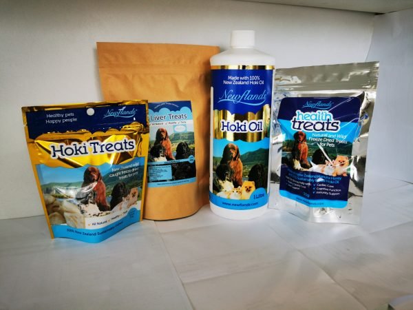Newflands Large Hoki Health Pack - Hoki Treats, Liver Treats, 1L Hoki Oil, Health Treats