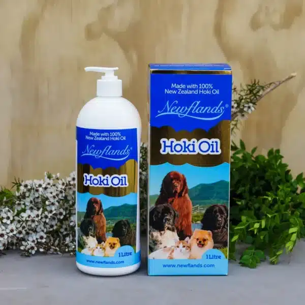 1Litre Hoki oil with pump and box